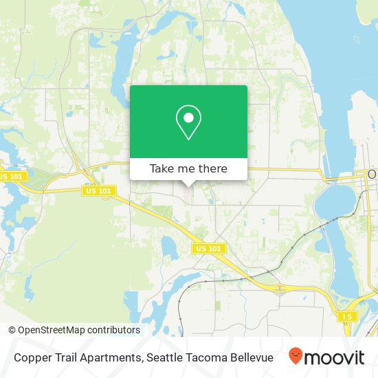 Mapa de Copper Trail Apartments