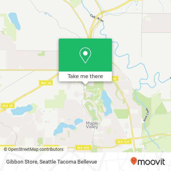 Gibbon Store map