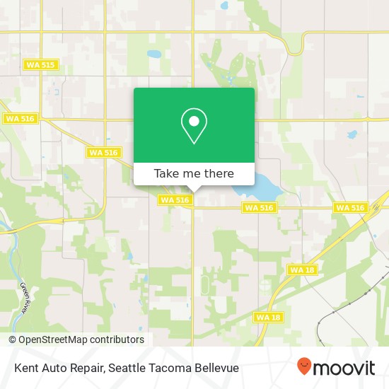 Mapa de Kent Auto Repair