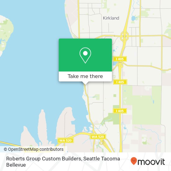 Roberts Group Custom Builders map