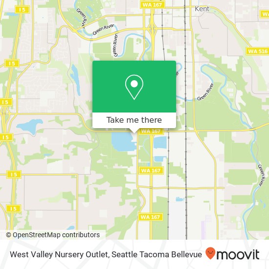 West Valley Nursery Outlet map