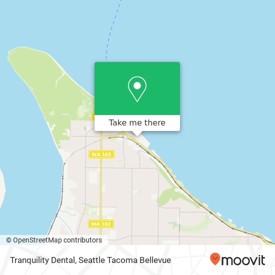 Tranquility Dental map