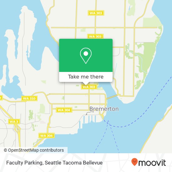 Faculty Parking map