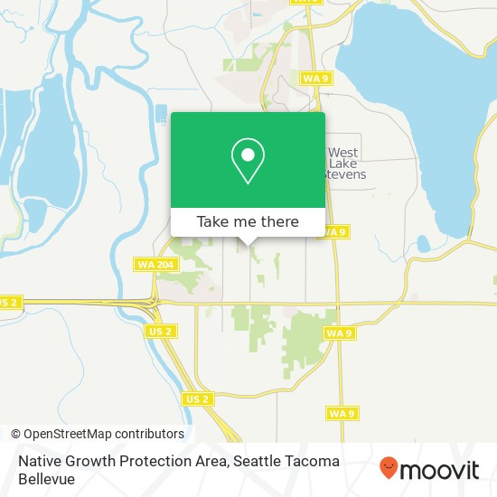 Mapa de Native Growth Protection Area