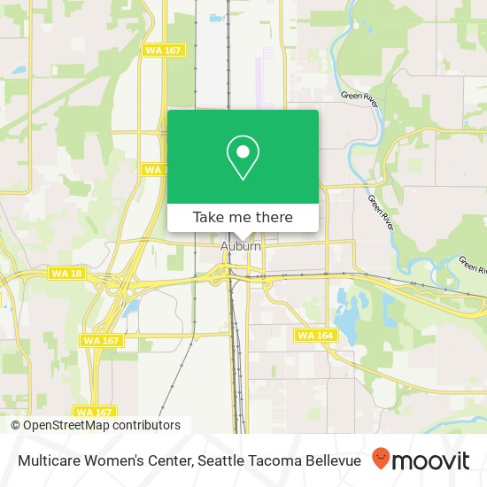 Multicare Women's Center map