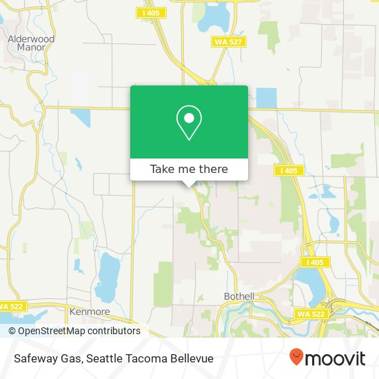 Mapa de Safeway Gas