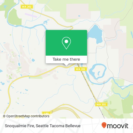 Snoqualmie Fire map