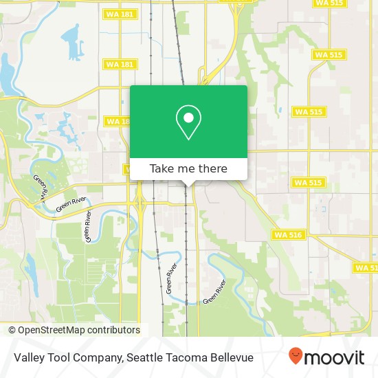 Mapa de Valley Tool Company