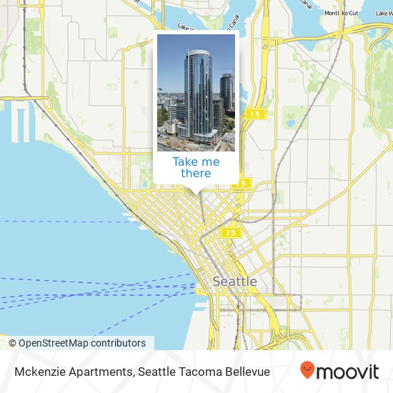 Mapa de Mckenzie Apartments