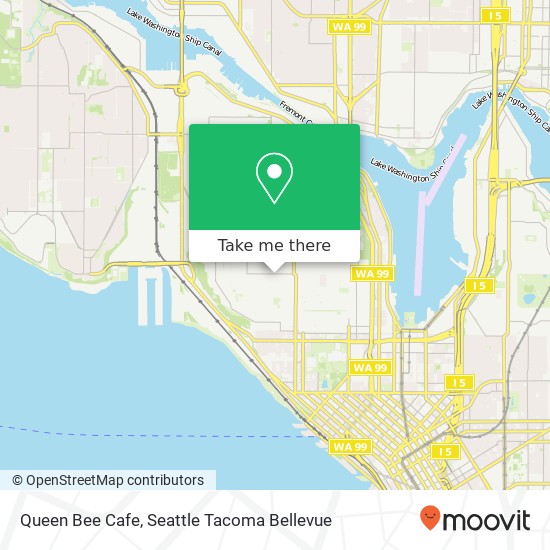 Queen Bee Cafe map