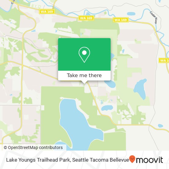 Mapa de Lake Youngs Trailhead Park