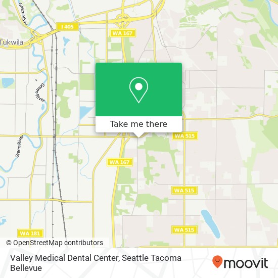 Mapa de Valley Medical Dental Center