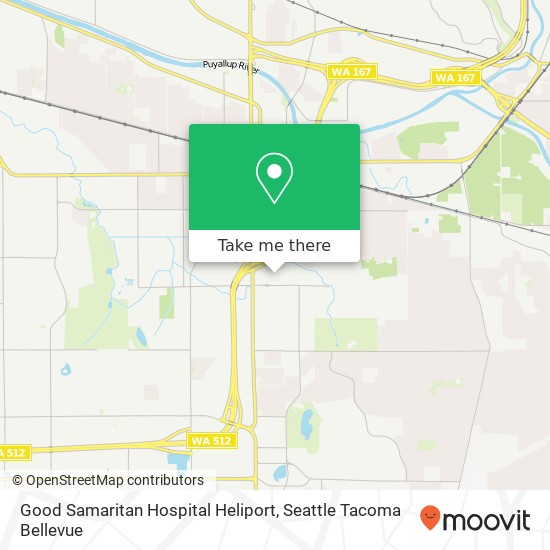 Good Samaritan Hospital Heliport map