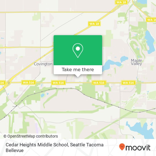 Cedar Heights Middle School map