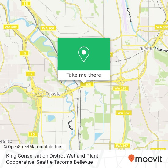 King Conservation Distrct Wetland Plant Cooperative map