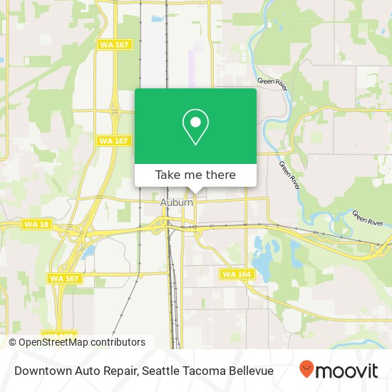 Downtown Auto Repair map