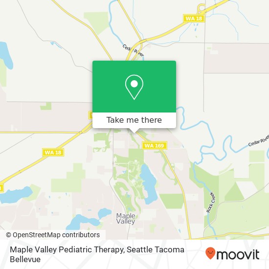 Mapa de Maple Valley Pediatric Therapy