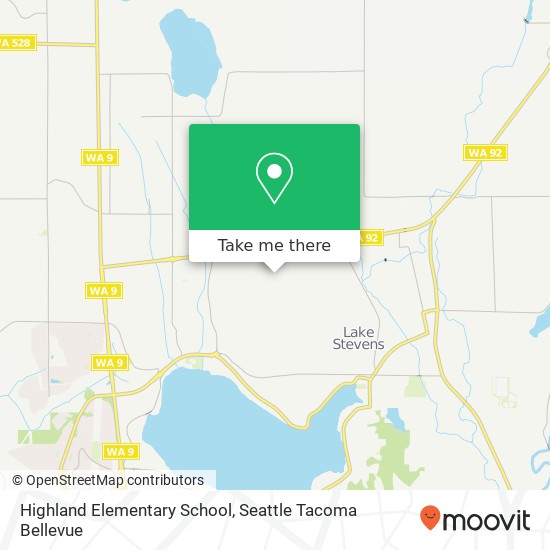 Highland Elementary School map