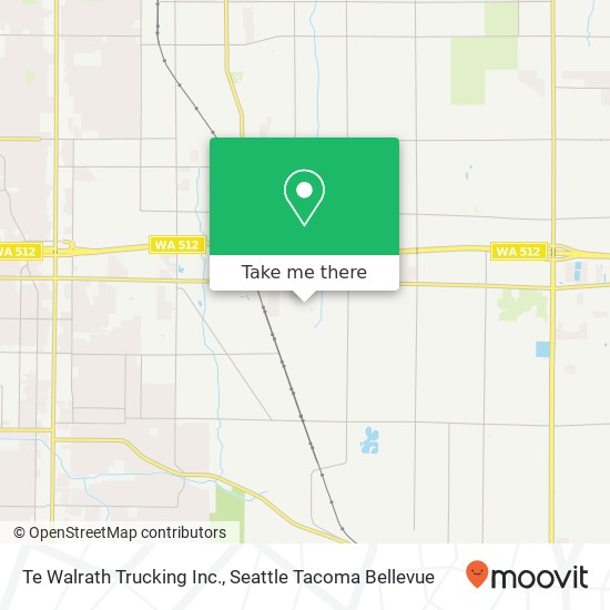 Mapa de Te Walrath Trucking Inc.