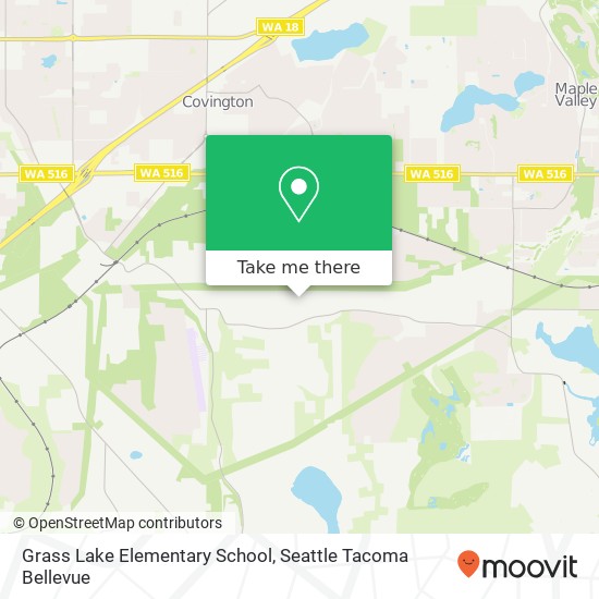 Grass Lake Elementary School map