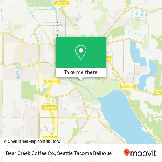 Mapa de Bear Creek Coffee Co.