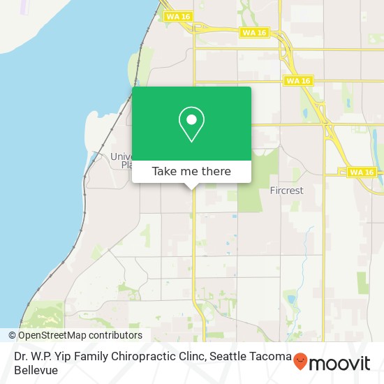 Dr. W.P. Yip Family Chiropractic Clinc map