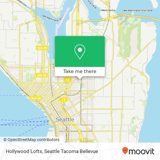 Mapa de Hollywood Lofts