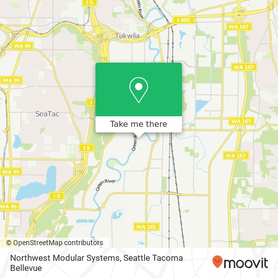 Mapa de Northwest Modular Systems