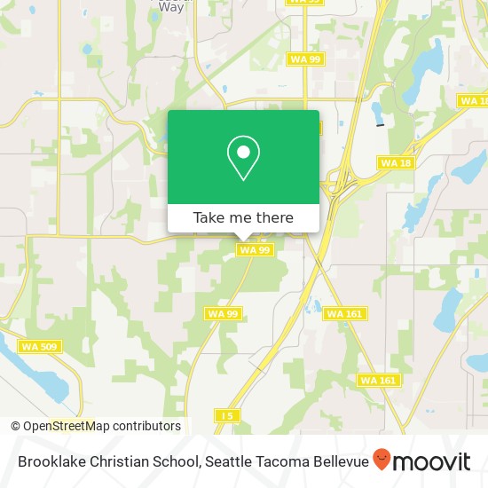 Brooklake Christian School map