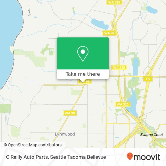 O'Reilly Auto Parts map