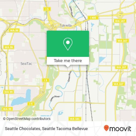 Seattle Chocolates map