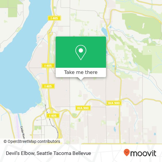 Mapa de Devil's Elbow