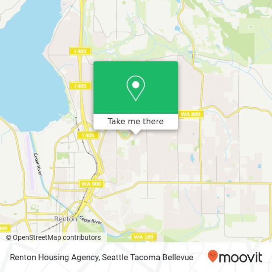 Mapa de Renton Housing Agency