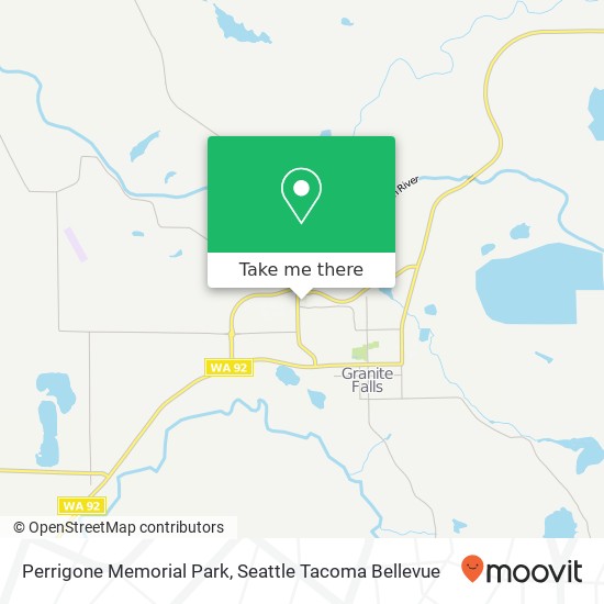 Perrigone Memorial Park map