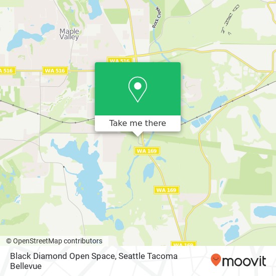 Black Diamond Open Space map
