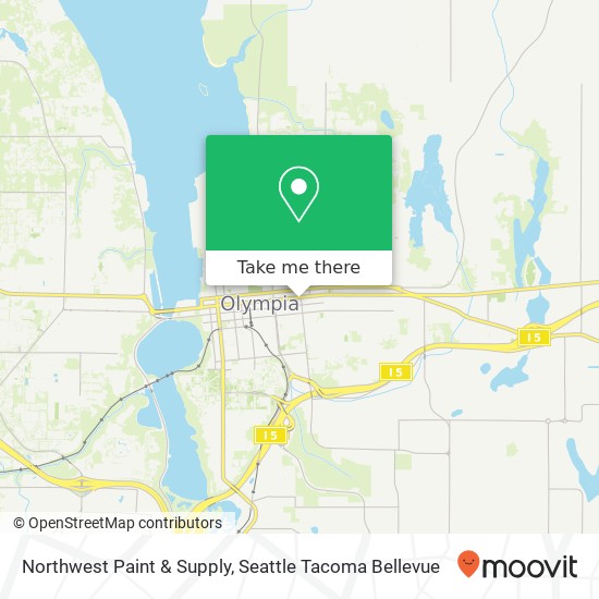 Northwest Paint & Supply map