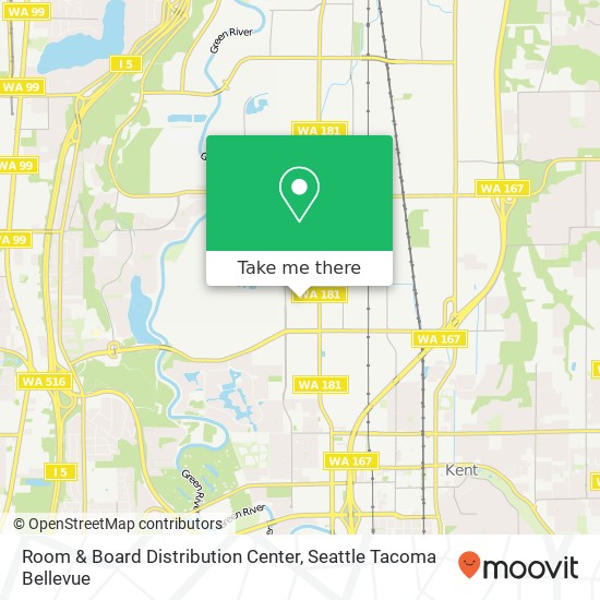 Room & Board Distribution Center map