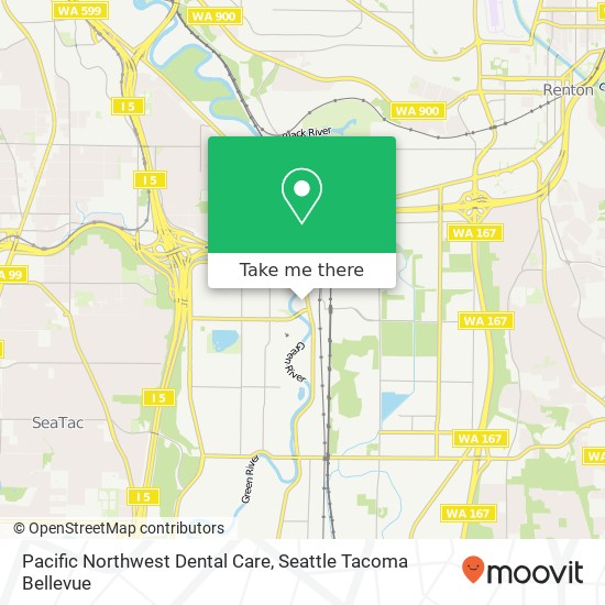 Pacific Northwest Dental Care map