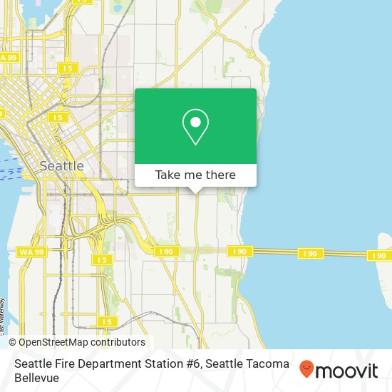 Seattle Fire Department Station #6 map