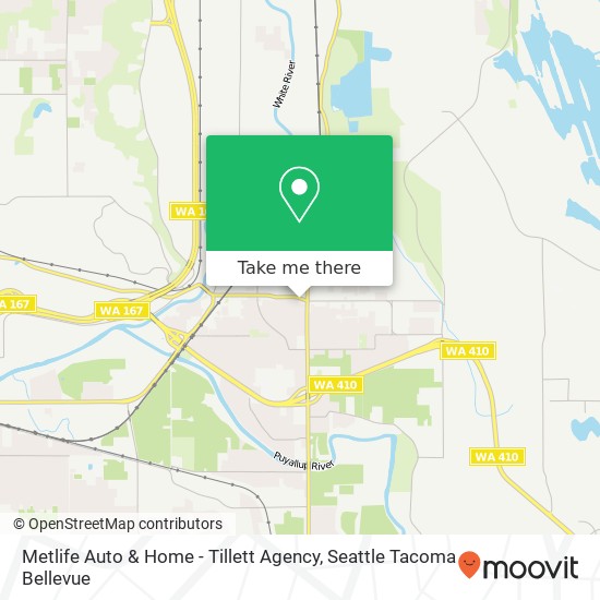 Metlife Auto & Home - Tillett Agency map