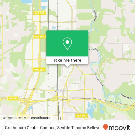 Mapa de Grc Auburn Center Campus