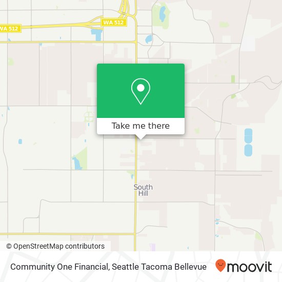 Community One Financial map