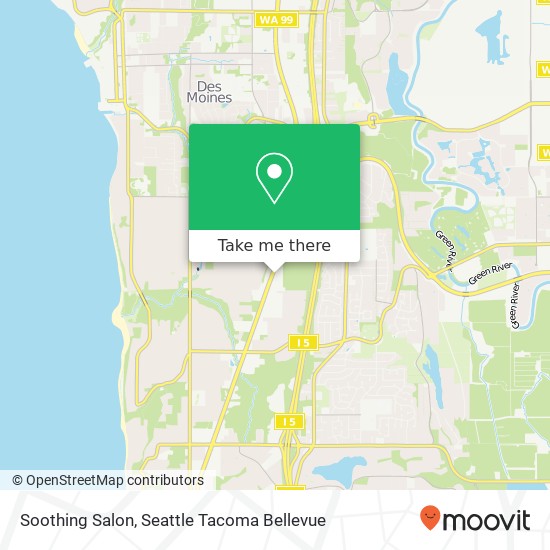 Soothing Salon map