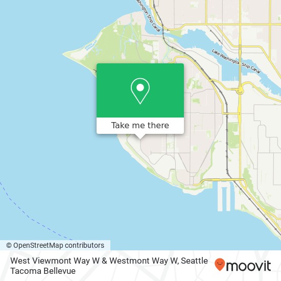 Mapa de West Viewmont Way W & Westmont Way W