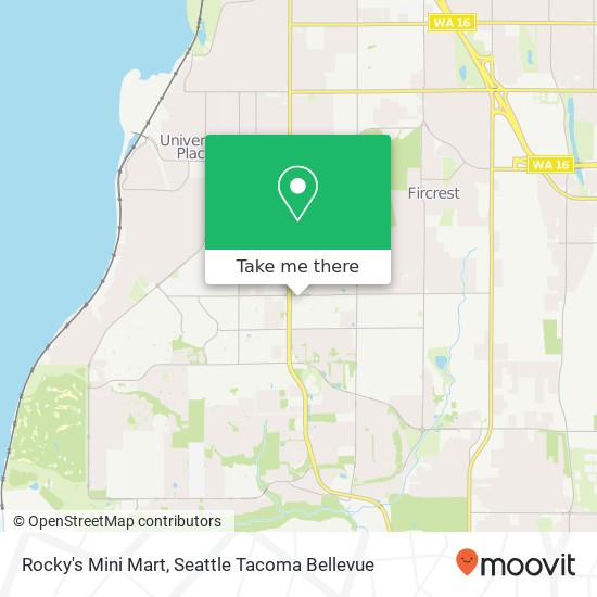 Mapa de Rocky's Mini Mart