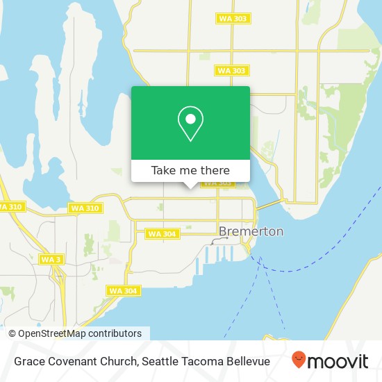 Mapa de Grace Covenant Church