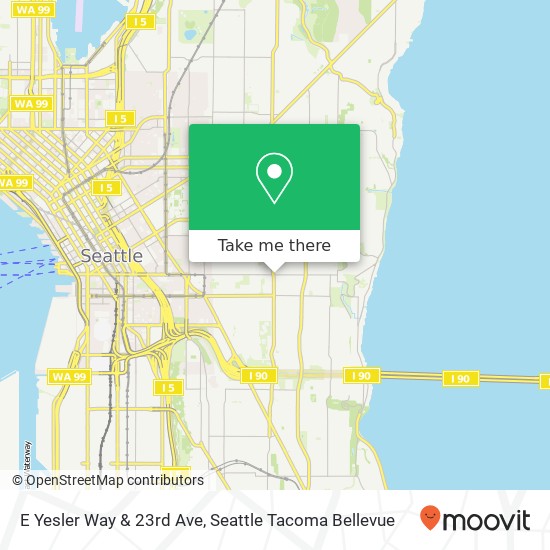 Mapa de E Yesler Way & 23rd Ave