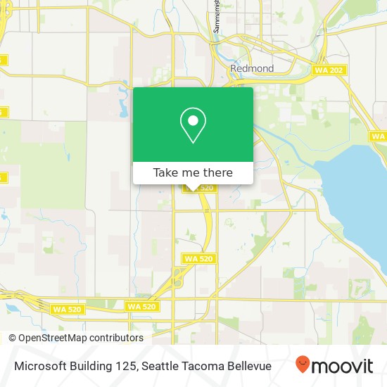 Mapa de Microsoft Building 125