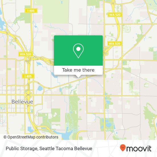 Public Storage map