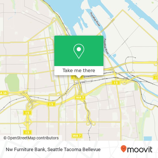 Nw Furniture Bank map